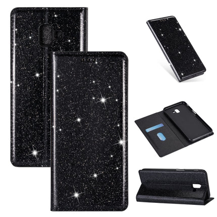 Ultrathin Glitter Magnetic Horizontal Flip Leather Case with Holder & Card Slots, For Samsung Galaxy J6 (2018), For Samsung Galaxy J6+, For Samsung Galaxy Note 8, For Samsung Galaxy Note 9