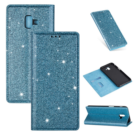 Ultrathin Glitter Magnetic Horizontal Flip Leather Case with Holder & Card Slots, For Samsung Galaxy J6 (2018), For Samsung Galaxy J6+, For Samsung Galaxy Note 8, For Samsung Galaxy Note 9