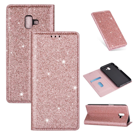 Ultrathin Glitter Magnetic Horizontal Flip Leather Case with Holder & Card Slots, For Samsung Galaxy J6 (2018), For Samsung Galaxy J6+, For Samsung Galaxy Note 8, For Samsung Galaxy Note 9