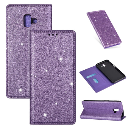 Ultrathin Glitter Magnetic Horizontal Flip Leather Case with Holder & Card Slots, For Samsung Galaxy J6 (2018), For Samsung Galaxy J6+, For Samsung Galaxy Note 8, For Samsung Galaxy Note 9