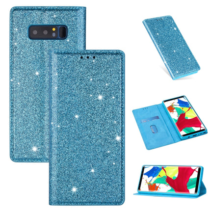 Ultrathin Glitter Magnetic Horizontal Flip Leather Case with Holder & Card Slots, For Samsung Galaxy J6 (2018), For Samsung Galaxy J6+, For Samsung Galaxy Note 8, For Samsung Galaxy Note 9
