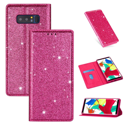 Ultrathin Glitter Magnetic Horizontal Flip Leather Case with Holder & Card Slots, For Samsung Galaxy J6 (2018), For Samsung Galaxy J6+, For Samsung Galaxy Note 8, For Samsung Galaxy Note 9