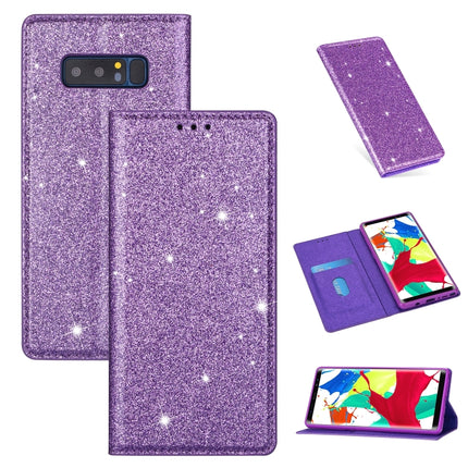 Ultrathin Glitter Magnetic Horizontal Flip Leather Case with Holder & Card Slots, For Samsung Galaxy J6 (2018), For Samsung Galaxy J6+, For Samsung Galaxy Note 8, For Samsung Galaxy Note 9