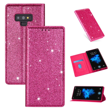 Ultrathin Glitter Magnetic Horizontal Flip Leather Case with Holder & Card Slots, For Samsung Galaxy J6 (2018), For Samsung Galaxy J6+, For Samsung Galaxy Note 8, For Samsung Galaxy Note 9
