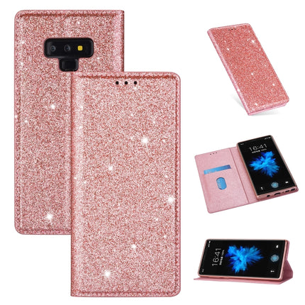 Ultrathin Glitter Magnetic Horizontal Flip Leather Case with Holder & Card Slots, For Samsung Galaxy J6 (2018), For Samsung Galaxy J6+, For Samsung Galaxy Note 8, For Samsung Galaxy Note 9