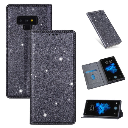 Ultrathin Glitter Magnetic Horizontal Flip Leather Case with Holder & Card Slots, For Samsung Galaxy J6 (2018), For Samsung Galaxy J6+, For Samsung Galaxy Note 8, For Samsung Galaxy Note 9