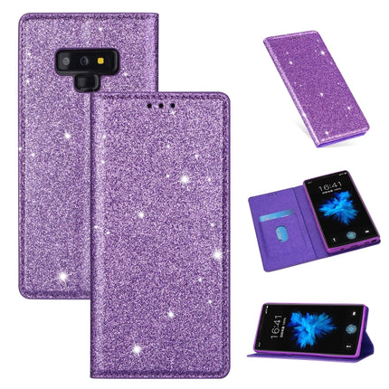 Ultrathin Glitter Magnetic Horizontal Flip Leather Case with Holder & Card Slots, For Samsung Galaxy J6 (2018), For Samsung Galaxy J6+, For Samsung Galaxy Note 8, For Samsung Galaxy Note 9