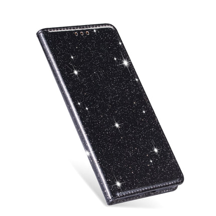 Ultrathin Glitter Magnetic Horizontal Flip Leather Case with Holder & Card Slots, For Samsung Galaxy Note 10, For Samsung Galaxy Note 10 Plus, For Samsung Galaxy S9, For Samsung Galaxy S10