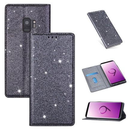 Ultrathin Glitter Magnetic Horizontal Flip Leather Case with Holder & Card Slots, For Samsung Galaxy Note 10, For Samsung Galaxy Note 10 Plus, For Samsung Galaxy S9, For Samsung Galaxy S10