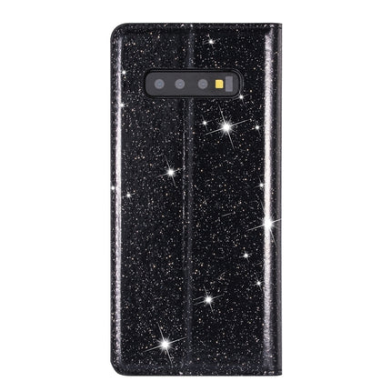 Ultrathin Glitter Magnetic Horizontal Flip Leather Case with Holder & Card Slots, For Samsung Galaxy S10e, For Samsung Galaxy S10+, For Samsung Galaxy A41, For Samsung Galaxy A81