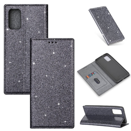 Ultrathin Glitter Magnetic Horizontal Flip Leather Case with Holder & Card Slots, For Samsung Galaxy A91, For Samsung Galaxy A21, For Samsung Galaxy A51, For Samsung Galaxy A71