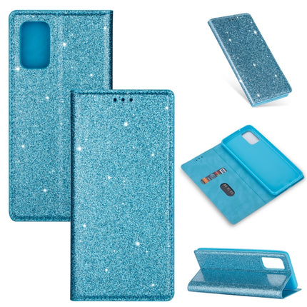 Ultrathin Glitter Magnetic Horizontal Flip Leather Case with Holder & Card Slots, For Samsung Galaxy S20, For Samsung Galaxy S20+, For Samsung Galaxy S20 Ultra, For Samsung Galaxy M30
