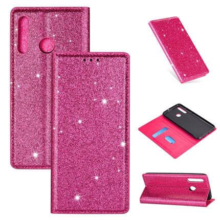 Ultrathin Glitter Magnetic Horizontal Flip Leather Case with Holder & Card Slots, For Samsung Galaxy S20, For Samsung Galaxy S20+, For Samsung Galaxy S20 Ultra, For Samsung Galaxy M30