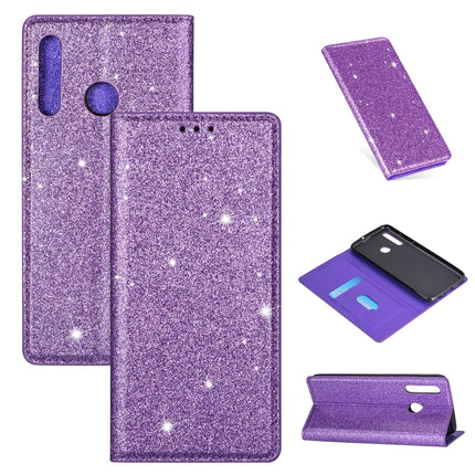 Ultrathin Glitter Magnetic Horizontal Flip Leather Case with Holder & Card Slots, For Samsung Galaxy S20, For Samsung Galaxy S20+, For Samsung Galaxy S20 Ultra, For Samsung Galaxy M30