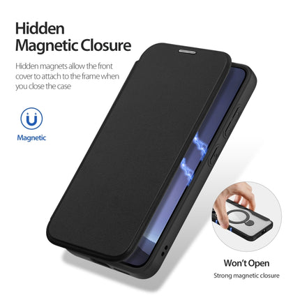 DUX DUCIS Skin X Pro Series Magsafe Ring Holder Leather Phone Case