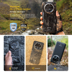 Ulefone Armor 23 Ultra Rugged Phone, 6.78 inch Android 13 MediaTek Dimensity 8020 Octa Core up to 2.6GHz, Network: 5G, NFC, OTG, Satellite Messaging, 12GB+512GB