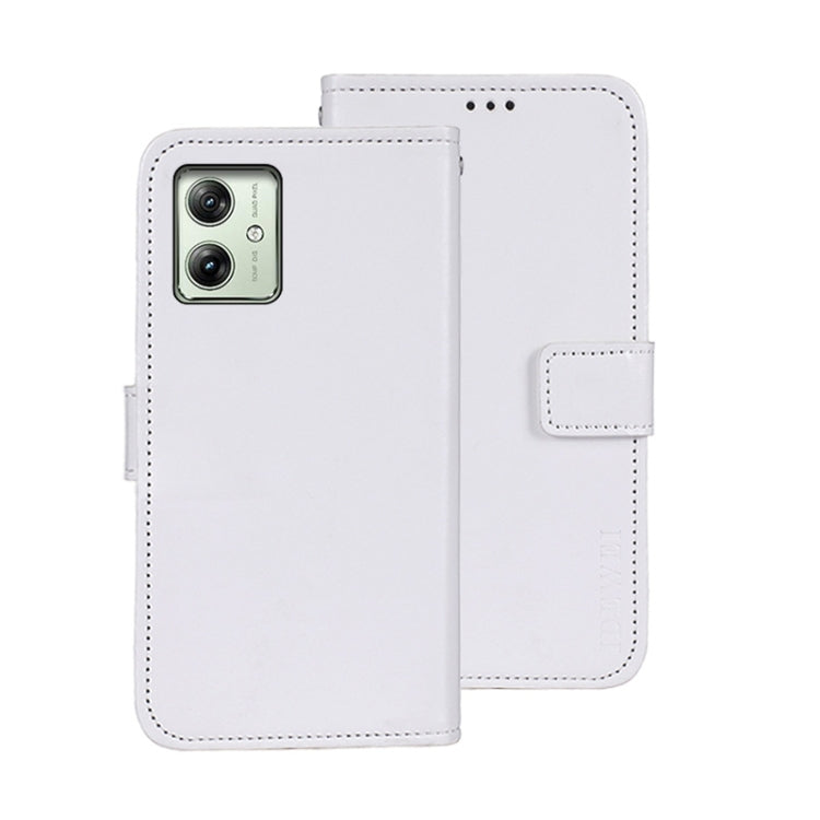 idewei Crazy Horse Texture Leather Phone Case, For Motorola Moto G54 5G EU