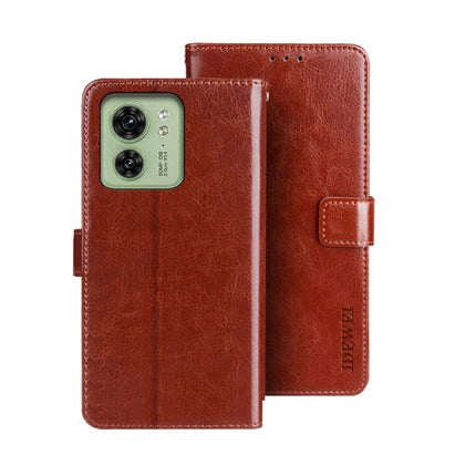 idewei Crazy Horse Texture Leather Phone Case, For Motorola Edge 40 Neo, For Motorola Edge 40 5G, For Motorola Edge 40 Pro 5G