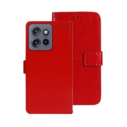 idewei Crazy Horse Texture Leather Phone Case, For Motorola Moto G55 5G, For Motorola Edge 50 Neo, For Motorola Moto G84 5G