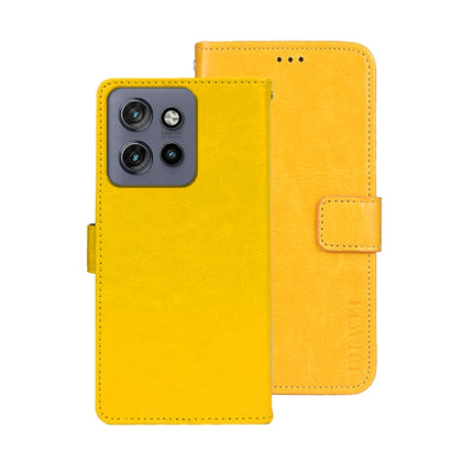 idewei Crazy Horse Texture Leather Phone Case, For Motorola Moto G55 5G, For Motorola Edge 50 Neo, For Motorola Moto G84 5G