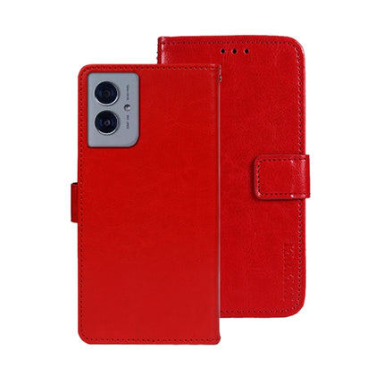 idewei Crazy Horse Texture Leather Phone Case, For Motorola Moto G55 5G, For Motorola Edge 50 Neo, For Motorola Moto G84 5G
