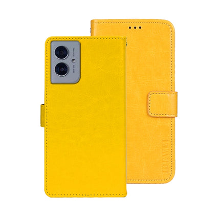 idewei Crazy Horse Texture Leather Phone Case, For Motorola Moto G55 5G, For Motorola Edge 50 Neo, For Motorola Moto G84 5G