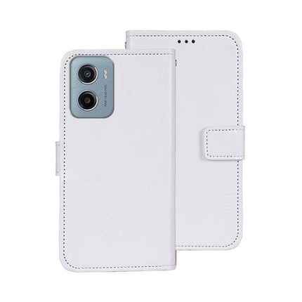 idewei Crazy Horse Texture Leather Phone Case, For Motorola Moto G15 Power, For Motorola Moto E15, For Motorola Moto G05