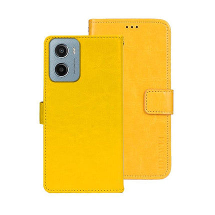 idewei Crazy Horse Texture Leather Phone Case, For Motorola Moto G15 Power, For Motorola Moto E15, For Motorola Moto G05