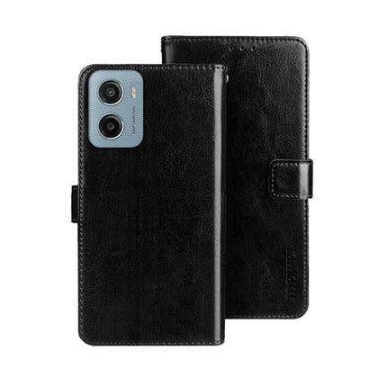 idewei Crazy Horse Texture Leather Phone Case, For Motorola Moto G15 Power, For Motorola Moto E15, For Motorola Moto G05