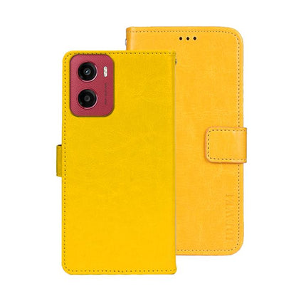 idewei Crazy Horse Texture Leather Phone Case, For Motorola Moto G15 Power, For Motorola Moto E15, For Motorola Moto G05
