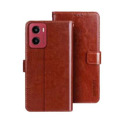 idewei Crazy Horse Texture Leather Phone Case