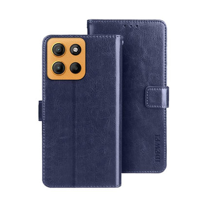 idewei Crazy Horse Texture Leather Phone Case, For Motorola Moto G15, For Motorola Moto G Power 2025, For Motorola Moto G75 5G