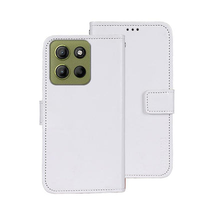 idewei Crazy Horse Texture Leather Phone Case, For Motorola Moto G15 Power, For Motorola Moto E15, For Motorola Moto G05