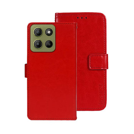 idewei Crazy Horse Texture Leather Phone Case, For Motorola Moto G15 Power, For Motorola Moto E15, For Motorola Moto G05