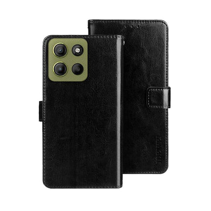 idewei Crazy Horse Texture Leather Phone Case, For Motorola Moto G15 Power, For Motorola Moto E15, For Motorola Moto G05