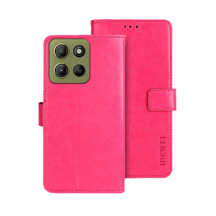 idewei Crazy Horse Texture Leather Phone Case, For Motorola Moto G15 Power, For Motorola Moto E15, For Motorola Moto G05