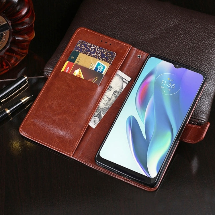 idewei Crazy Horse Texture Leather Phone Case, For Motorola Moto G54 5G EU