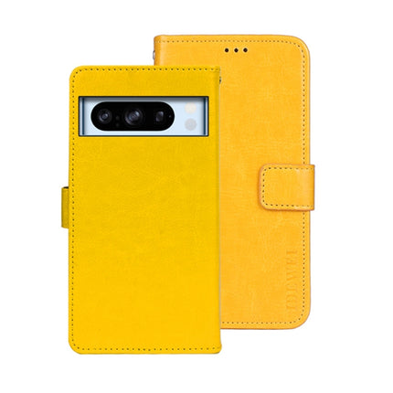 idewei Crazy Horse Texture Leather Phone Case, For Google Pixel 9a, For Google Pixel 8a, For Google Pixel 8 Pro