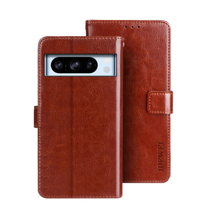 idewei Crazy Horse Texture Leather Phone Case, For Google Pixel 9a, For Google Pixel 8a, For Google Pixel 8 Pro