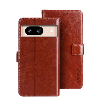 idewei Crazy Horse Texture Leather Phone Case, For Google Pixel 8