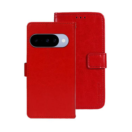 idewei Crazy Horse Texture Leather Phone Case, For Google Pixel 10 Pro XL, For Google Pixel 10 Pro, For Google Pixel 10