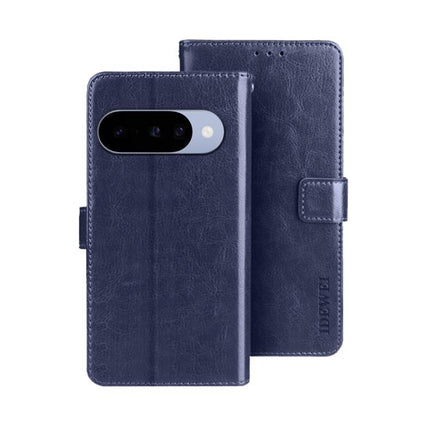 idewei Crazy Horse Texture Leather Phone Case, For Google Pixel 10 Pro XL, For Google Pixel 10 Pro, For Google Pixel 10