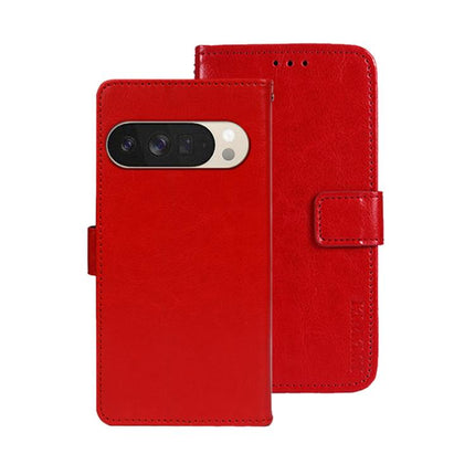 idewei Crazy Horse Texture Leather Phone Case, For Google Pixel 10 Pro XL, For Google Pixel 10 Pro, For Google Pixel 10