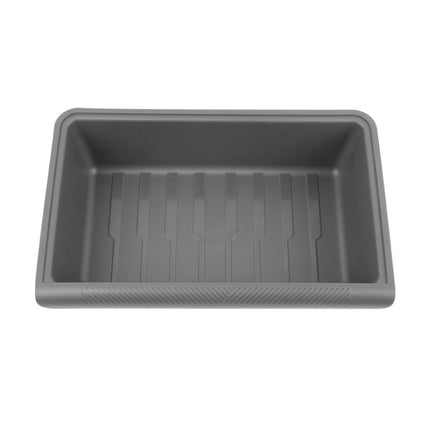 For Tesla Model Y 2021-2023 TPE Storage Organizer Under Car Seat, with Cover, without Cover
