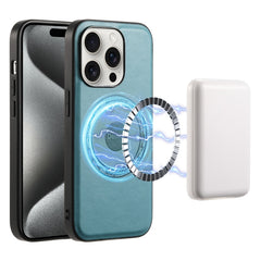 Denior Cowhide Texture Leather MagSafe Phone Case, For iPhone 16 Pro Max, For iPhone 16 Pro, For iPhone 16 Plus, For iPhone 16, For iPhone 15 Pro Max, For iPhone 15 Pro
