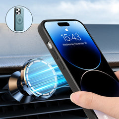 Denior Cowhide Texture Leather MagSafe Phone Case, For iPhone 15 Plus, For iPhone 15, For iPhone 14 Plus, For iPhone 14/13, For iPhone 14 Pro, For iPhone 14 Pro Max
