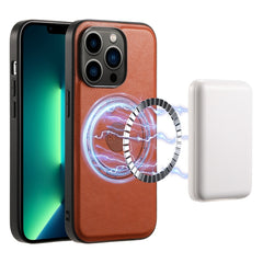 Denior Cowhide Texture Leather MagSafe Phone Case, For iPhone 13 Pro Max, For iPhone 13 Pro, For iPhone 12/12 Pro, For iPhone 12 Pro Max