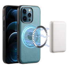 Denior Cowhide Texture Leather MagSafe Phone Case, For iPhone 13 Pro Max, For iPhone 13 Pro, For iPhone 12/12 Pro, For iPhone 12 Pro Max