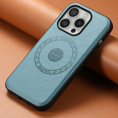 Denior Cowhide Texture Leather MagSafe Phone Case, For iPhone 16 Pro Max, For iPhone 16 Pro, For iPhone 16 Plus, For iPhone 16, For iPhone 15 Pro Max, For iPhone 15 Pro