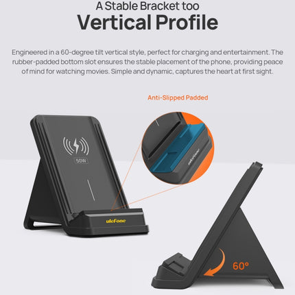 Ulefone WCS01 50W Air-cooled Wireless Charger Stand